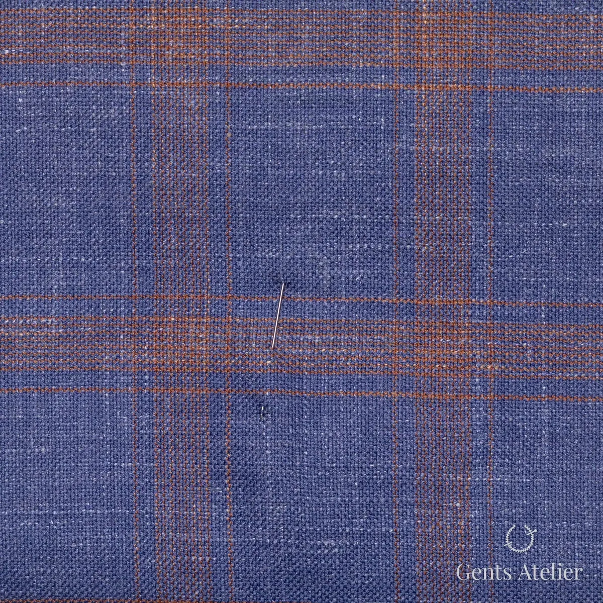 Костюм из Gent's Colors 2699-21 — синий, Шерсть, лён, шёлк